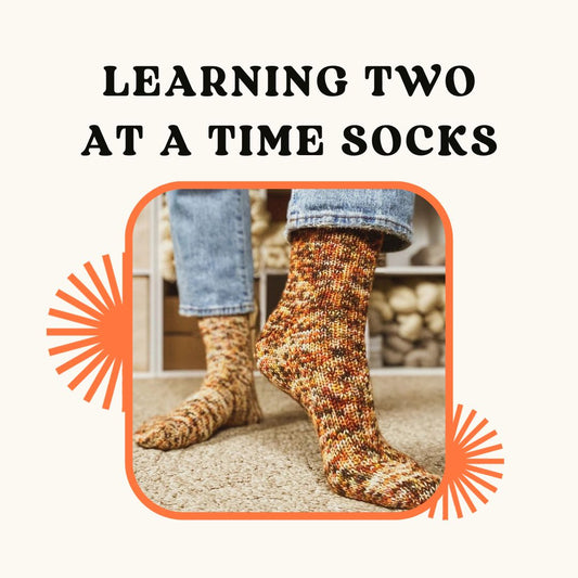 Learning Two At A Time Socks
