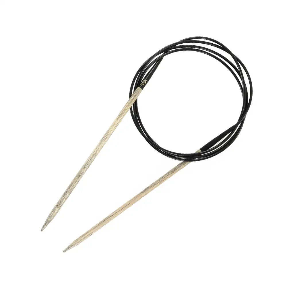 40" Driftwood Circular Knitting Needles