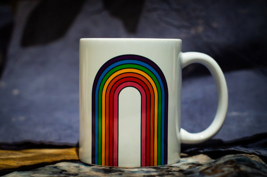 Retro Rainbow Coffee Mug