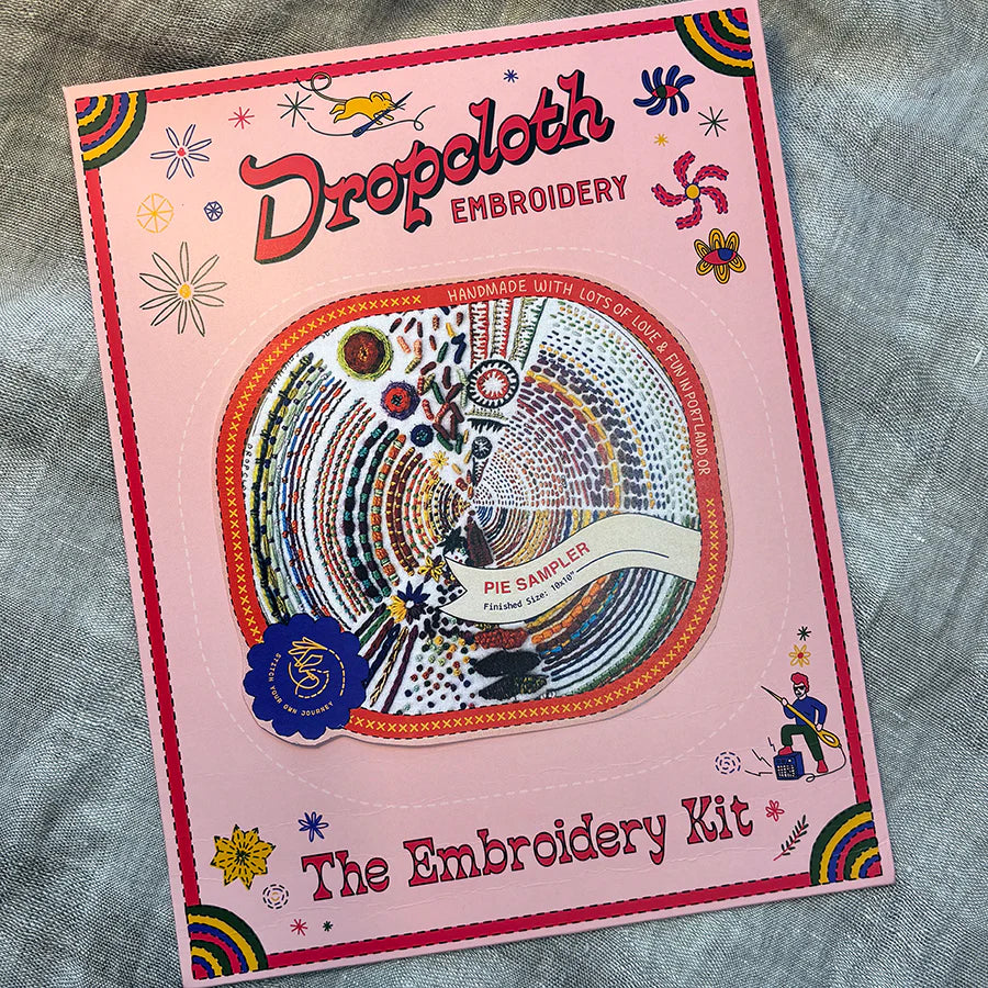 Pie Embroidery Sampler Kit