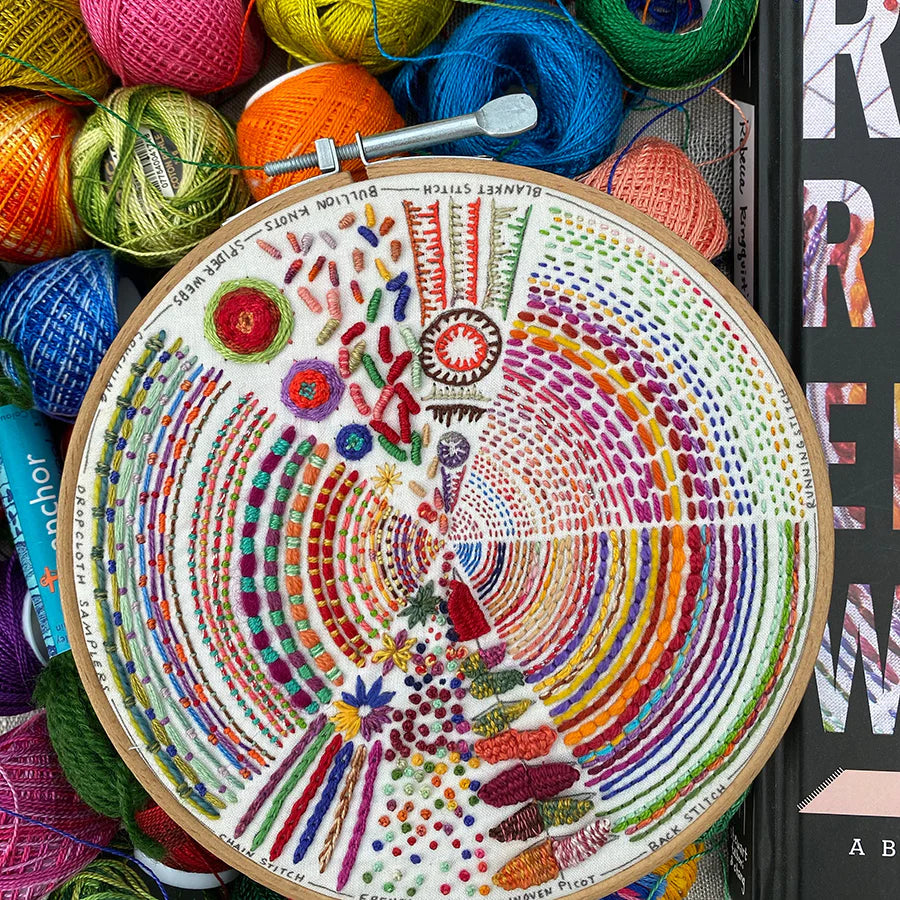 Pie Embroidery Sampler Kit