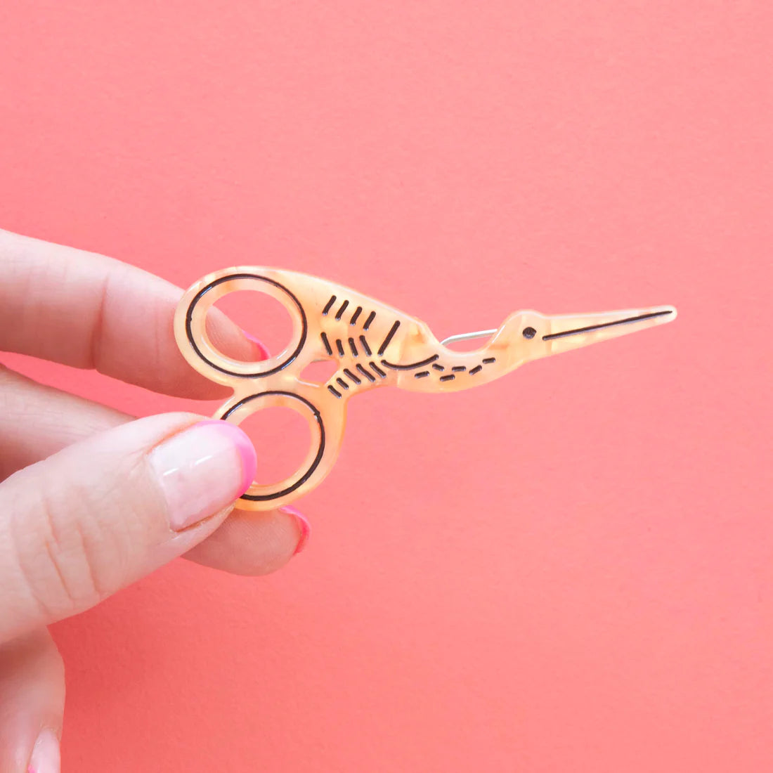 Stork Scissor Hair Clip
