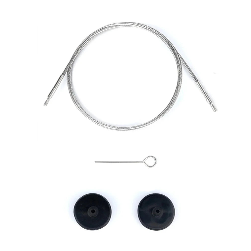 Braided Steel Interchangeable Cords for Lykke 3.5" Interchangeable Needles