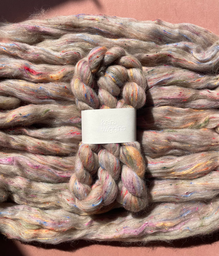 Rainbow Taupe Braid