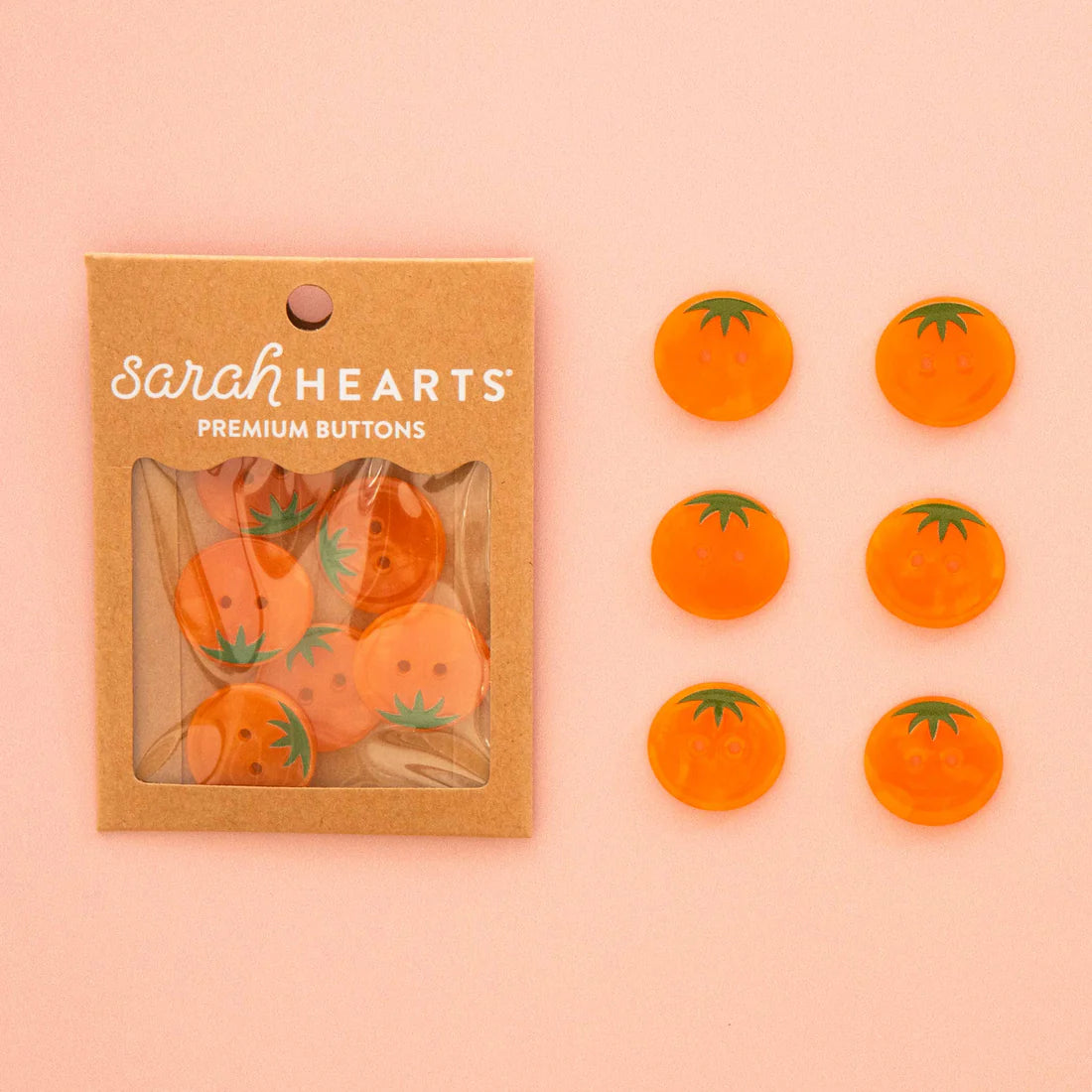 Orange Heirloom Tomato Buttons