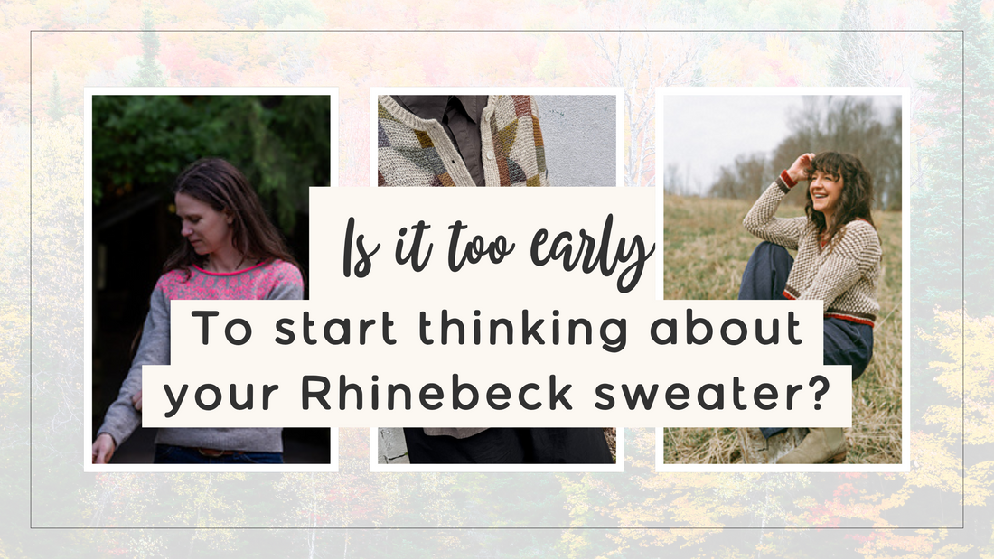 Is it too early to start thinking about your Rhinebeck Sweater? 9 knit patters to show off your stash this October