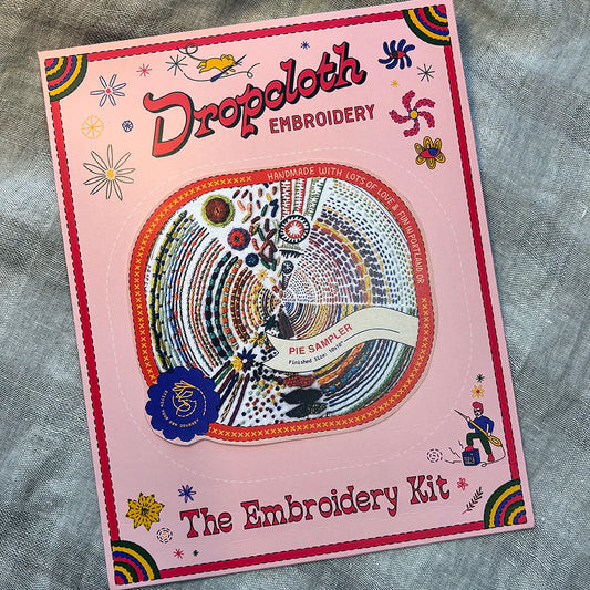 Pie Embroidery Sampler Kit