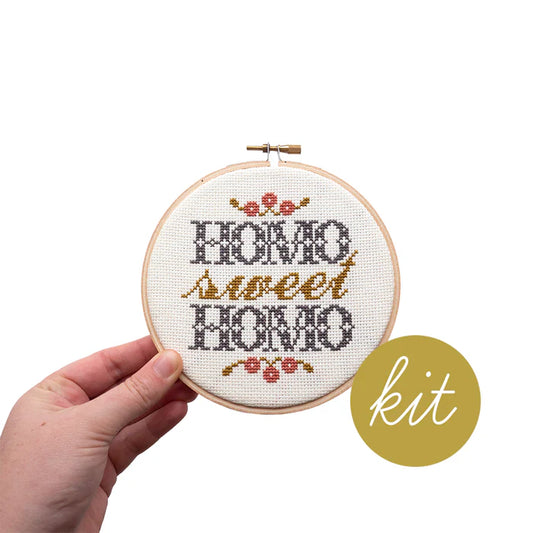 Homo Sweet Homo Cross Stitch Kit