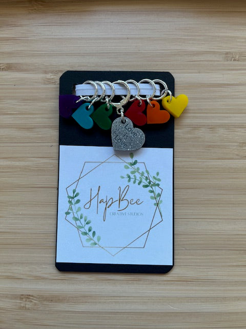 Love Is Love Stitch Markers