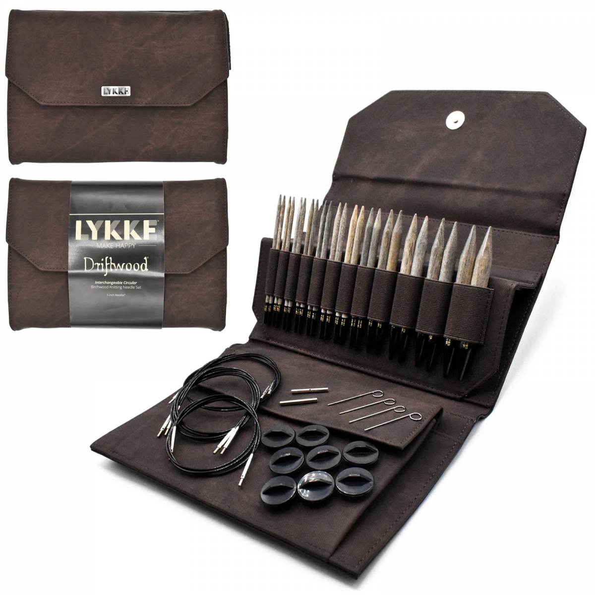 Driftwood 5" Interchangeable Needles