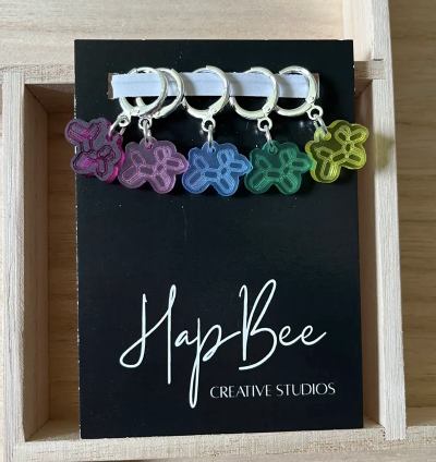 Balloon Dog Stitch Markers