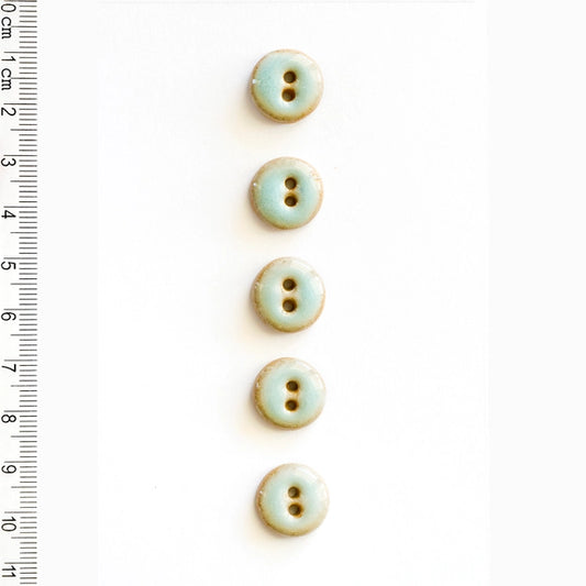 Shiny Turquoise Buttons