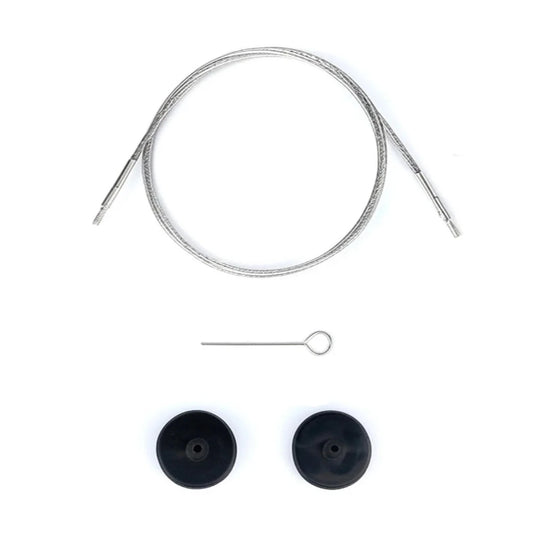 Braided Steel Interchangeable Cords for Lykke 5" Interchangeable Needles