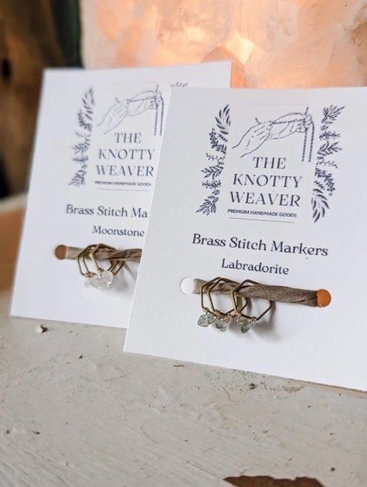 Brass Stitch Markers