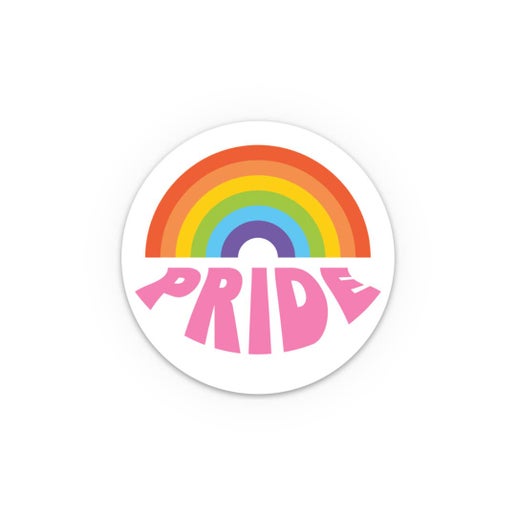 Pride Rainbow Circle Sticker