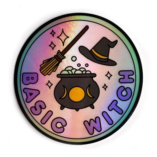 Basic Witch Holographic Sticker