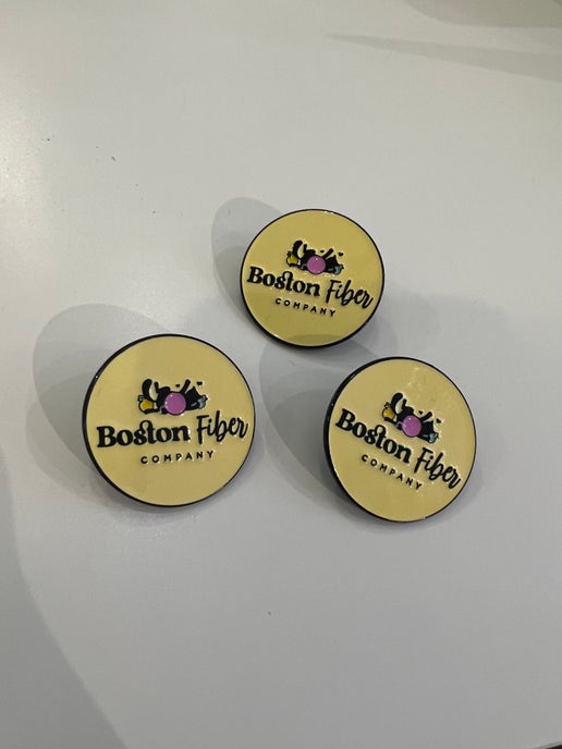 Boston Fiber Company Pins