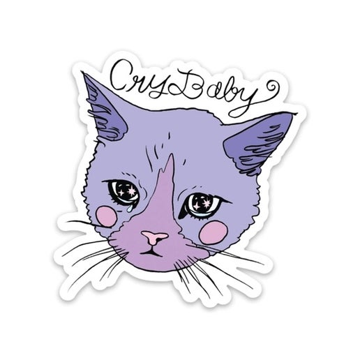 Cry Baby Cat Sticker