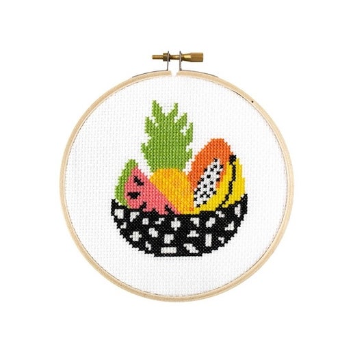Fruit Bowl Cross Stitch Kit