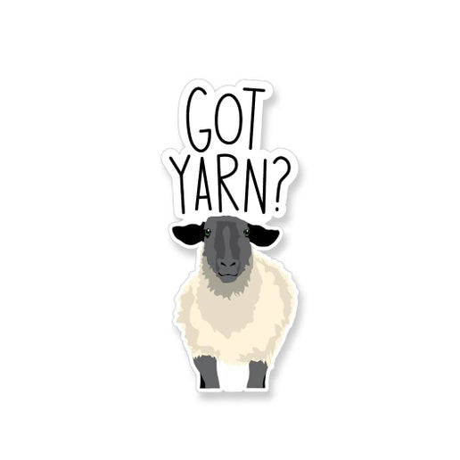 Got Yarn Sheep Vinyl Sticker