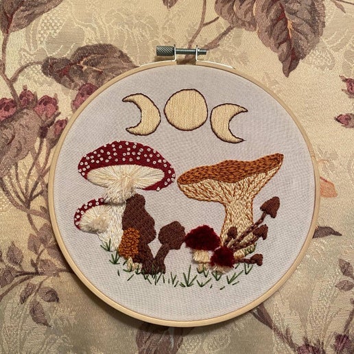 Mushie Embroidery Kit