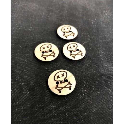 Skull Buttons