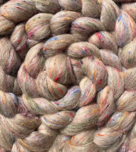 Rainbow Taupe Braid