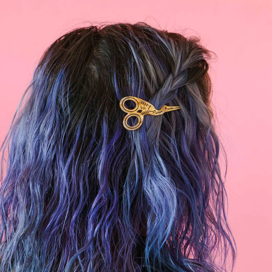 Stork Scissor Hair Clip
