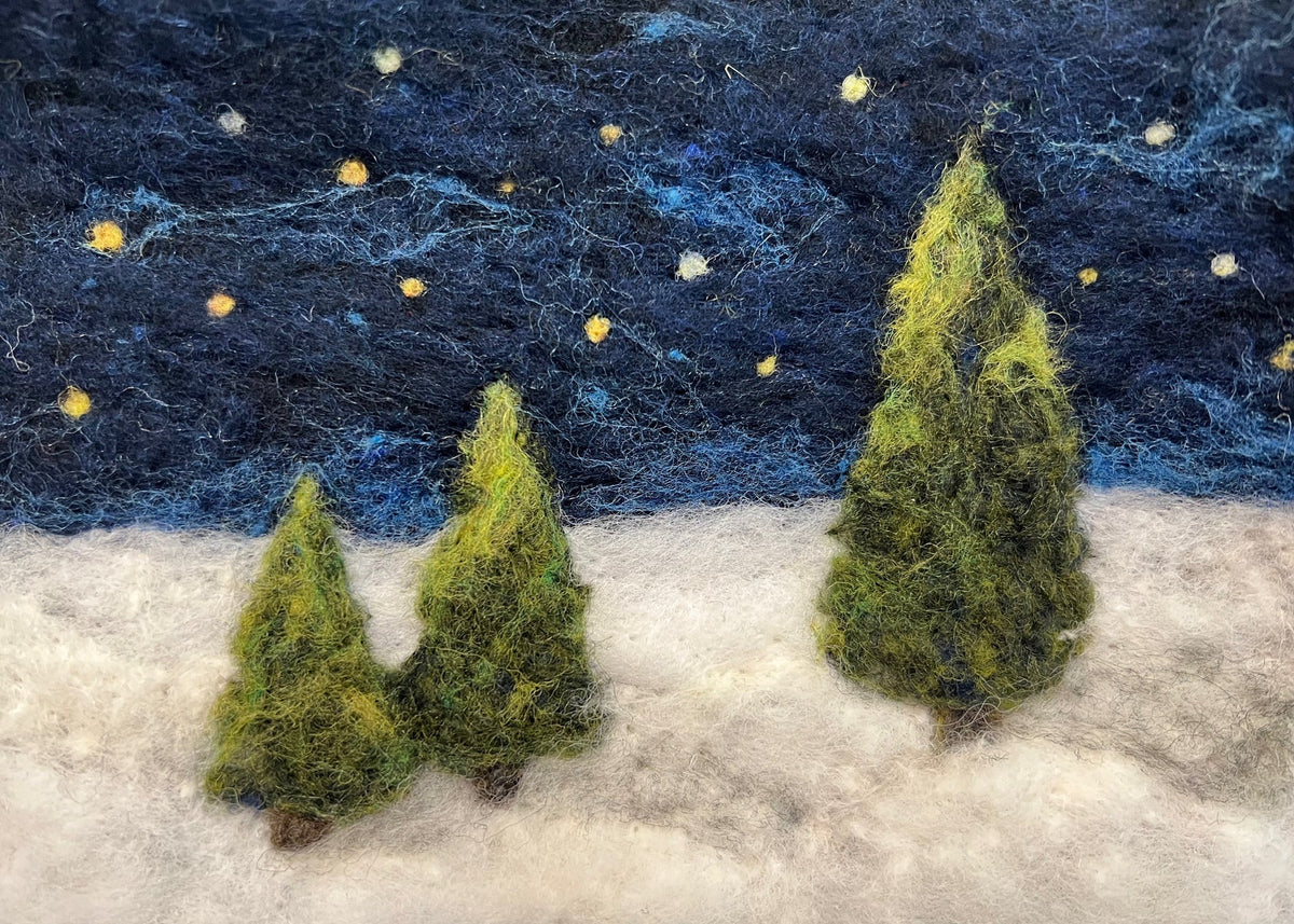 Winter Landscape Felting Kit